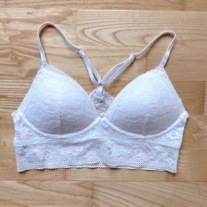 Victoria's Secret Padded Lace Bralette Sz Small